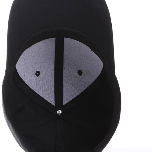 Top Level Baseball Cap Men Women - Classic Adjustable Plain Hat（Black） - Picture 5 of 7